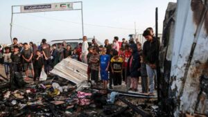 Israel Hit Rafah Relief Camp, Report 21 Deaths, 64 Injured